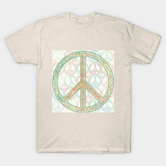 Peace T-Shirt by TanamArt